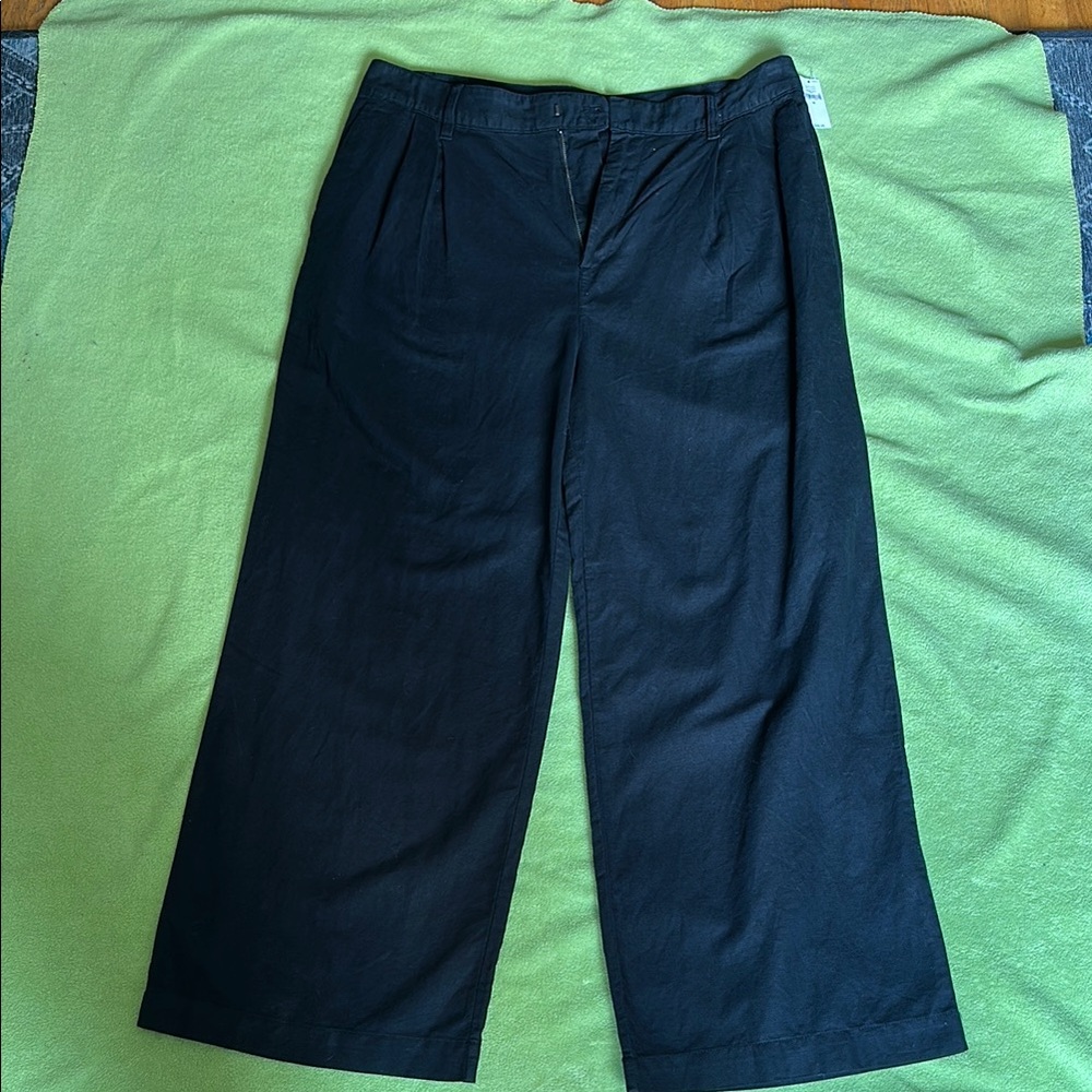 GAP Women's Wide Leg Pants - Black